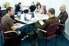 Group 4 in discussion