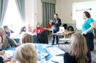 Groups reporting back after the first exercise