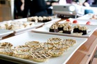 Plenty of snacks available during the two days
