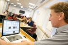 George sets up the next presentation